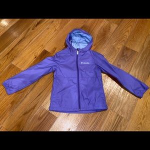 Youth Purple Columbia Rain Jacket